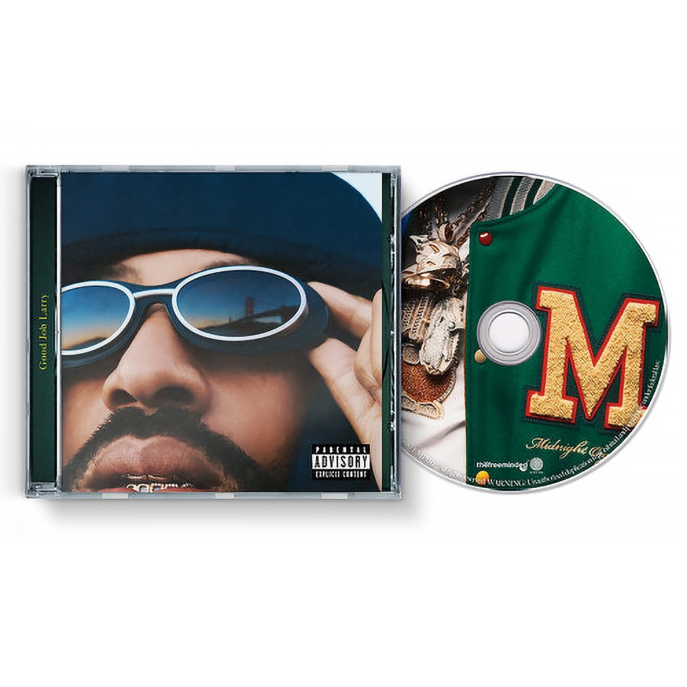 Larry June, Who Coppin (CD) jewel case with the disc beside it